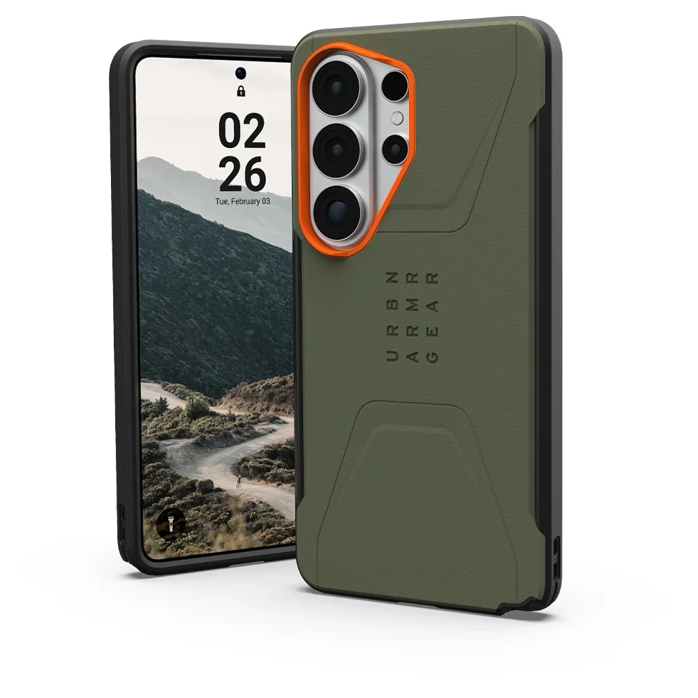 UAG รุ่น Civilian (Magnetic) - เคส Galaxy S26 Ultra - สี Olive Drab/Orange 7 UAG รุ่น Civilian (Magnetic) - เคส Galaxy S26 Ultra - สี Olive Drab/Orange - Image 7
