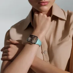 Golden Concept รุ่น Full-Grain Leather - สายนาฬิกา Apple Watch 40/41/42mm - สี Cheery