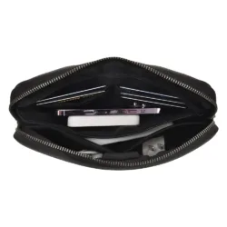WiWU รุ่น Alpha Anti-theft Clutch Bag - กระเป๋าใส่อุปกรณ์เสริม - สี Black 10 WiWU รุ่น Alpha Anti-theft Clutch Bag - กระเป๋าใส่อุปกรณ์เสริม - สี Black