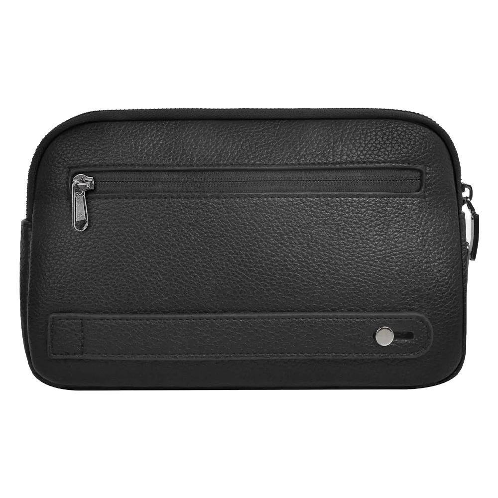 WiWU รุ่น Alpha Anti-theft Clutch Bag - กระเป๋าใส่อุปกรณ์เสริม - สี Black 6 WiWU รุ่น Alpha Anti-theft Clutch Bag - กระเป๋าใส่อุปกรณ์เสริม - สี Black - Image 6
