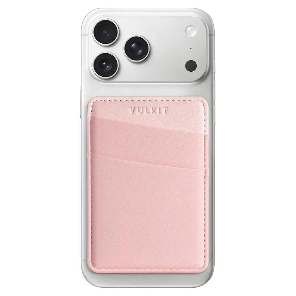 Vulkit รุ่น VPA106 Magnetic Phone Wallet - ที่เก็บบัตรติดหลังมือถือ - สี Pink 1 Vulkit รุ่น VPA106 Magnetic Phone Wallet - ที่เก็บบัตรติดหลังมือถือ - สี Pink