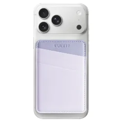 Vulkit รุ่น VPA106 Magnetic Phone Wallet - ที่เก็บบัตรติดหลังมือถือ - สี Violet