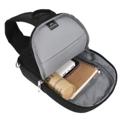 WiWU รุ่น Hali Crossbody - กระเป๋าสะพายข้าง - สี Black