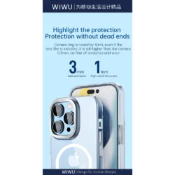 WiWU รุ่น Dynamic Pro - เคส iPhone 16 Pro Max - สี Clear