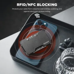 Vulkit รุ่น VCL300 Minimalist Metal Wallet with Money Clip - กระเป๋าเก็บบัตร - สี Black 13 Vulkit รุ่น VCL300 Minimalist Metal Wallet with Money Clip - กระเป๋าเก็บบัตร - สี Black