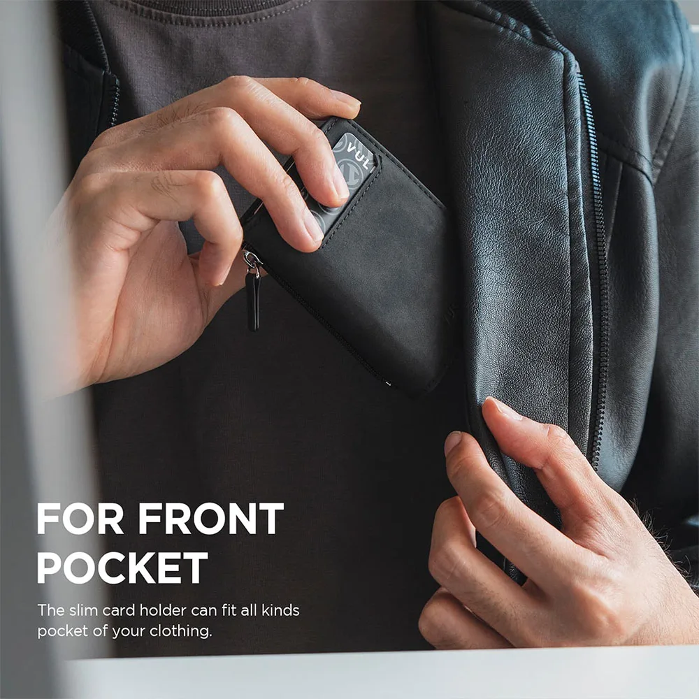 Vulkit รุ่น VC502 Card Holder with Magnetic Closure - กระเป๋าเก็บบัตร - สี Black 5 Vulkit รุ่น VC502 Card Holder with Magnetic Closure - กระเป๋าเก็บบัตร - สี Black - Image 5