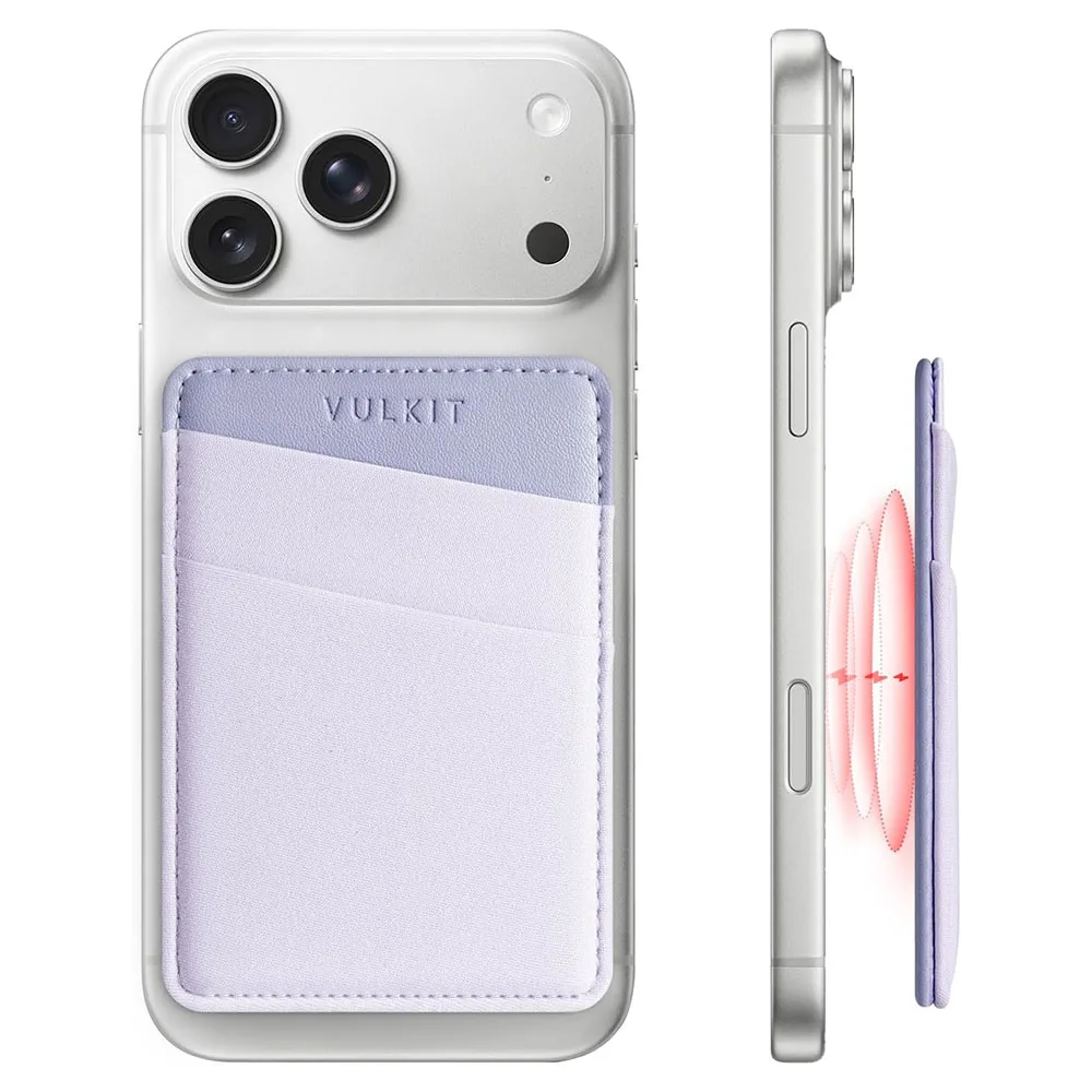 Vulkit รุ่น VPA106 Magnetic Phone Wallet - ที่เก็บบัตรติดหลังมือถือ - สี Violet 2 Vulkit รุ่น VPA106 Magnetic Phone Wallet - ที่เก็บบัตรติดหลังมือถือ - สี Violet - Image 2