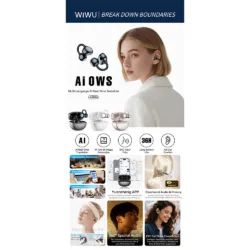 WiWU รุ่น Ai306 - หูฟังไร้สาย - สี Gold 13 WiWU รุ่น Ai306 - หูฟังไร้สาย - สี Gold