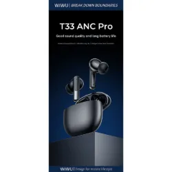 WiWU รุ่น T33 ANC Pro - หูฟังไร้สาย - สี Black