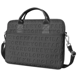 WiWU รุ่น Cosmo Laptop Slim - กระเป๋า Laptop/MacBook ขนาด 13" - สี Black