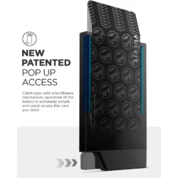 Vulkit รุ่น VC400 Pop up Slim Card Holder - กระเป๋าเก็บบัตร - สี Black 7 Vulkit รุ่น VC400 Pop up Slim Card Holder - กระเป๋าเก็บบัตร - สี Black