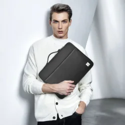 WiWU รุ่น Hali Laptop Sleeve - ซองใส่ Laptop/MacBook ขนาด 14" - สี Black