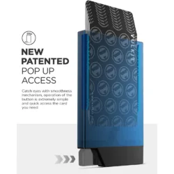 Vulkit รุ่น VC400 Pop up Slim Card Holder - กระเป๋าเก็บบัตร - สี Navy 7 Vulkit รุ่น VC400 Pop up Slim Card Holder - กระเป๋าเก็บบัตร - สี Navy