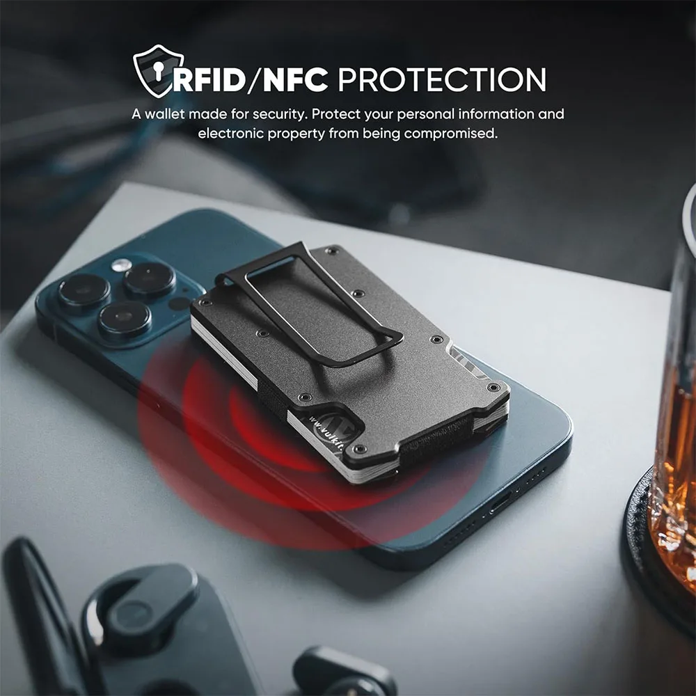 Vulkit รุ่น VCL400 Minimalist Slim Wallet with Money Clip - กระเป๋าเก็บบัตร - สี Black 4 Vulkit รุ่น VCL400 Minimalist Slim Wallet with Money Clip - กระเป๋าเก็บบัตร - สี Black - Image 4