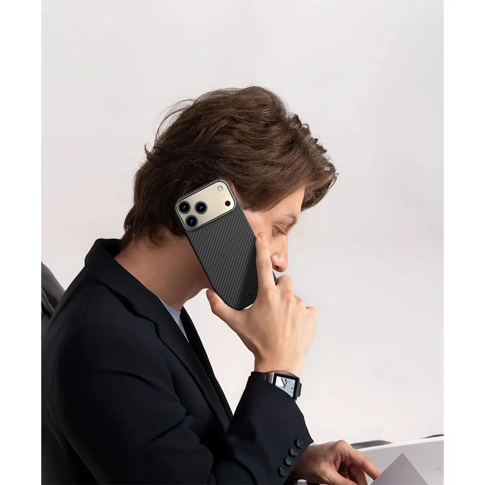 WiWU รุ่น Aramid Air - เคส iPhone 17 Pro Max - สี Black 8 WiWU รุ่น Aramid Air - เคส iPhone 17 Pro Max - สี Black - Image 8