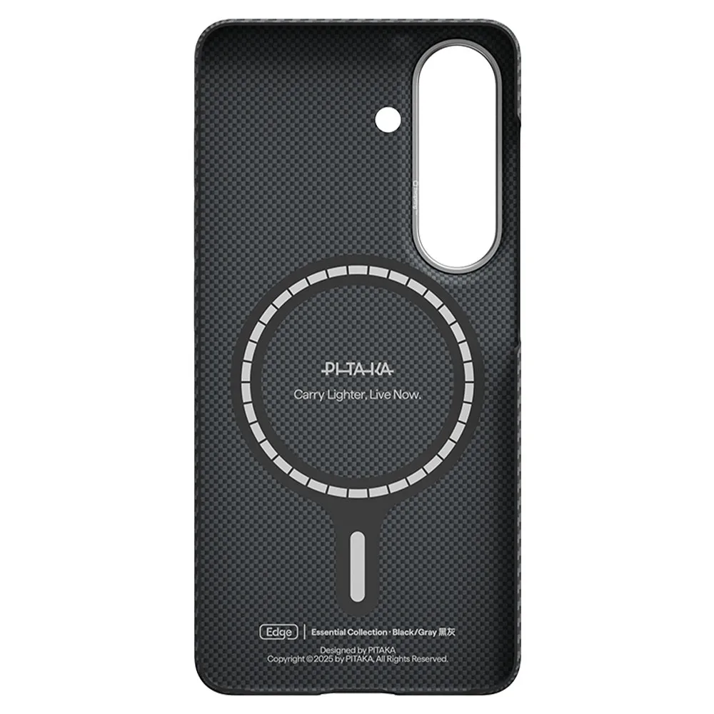 Pitaka รุ่น Edge Case - เคส Galaxy S26 - สี Black/Grey Twill 2 Pitaka รุ่น Edge Case - เคส Galaxy S26 - สี Black/Grey Twill - Image 2