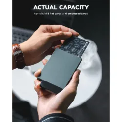 Vulkit รุ่น VC400 Pop up Slim Card Holder - กระเป๋าเก็บบัตร - สี Space Grey 9 Vulkit รุ่น VC400 Pop up Slim Card Holder - กระเป๋าเก็บบัตร - สี Space Grey