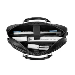 WiWU รุ่น Master Fingerprint Lock Brief - กระเป๋า Laptop/MacBook ขนาด 16" - สี Black 11 WiWU รุ่น Master Fingerprint Lock Brief - กระเป๋า Laptop/MacBook ขนาด 16" - สี Black