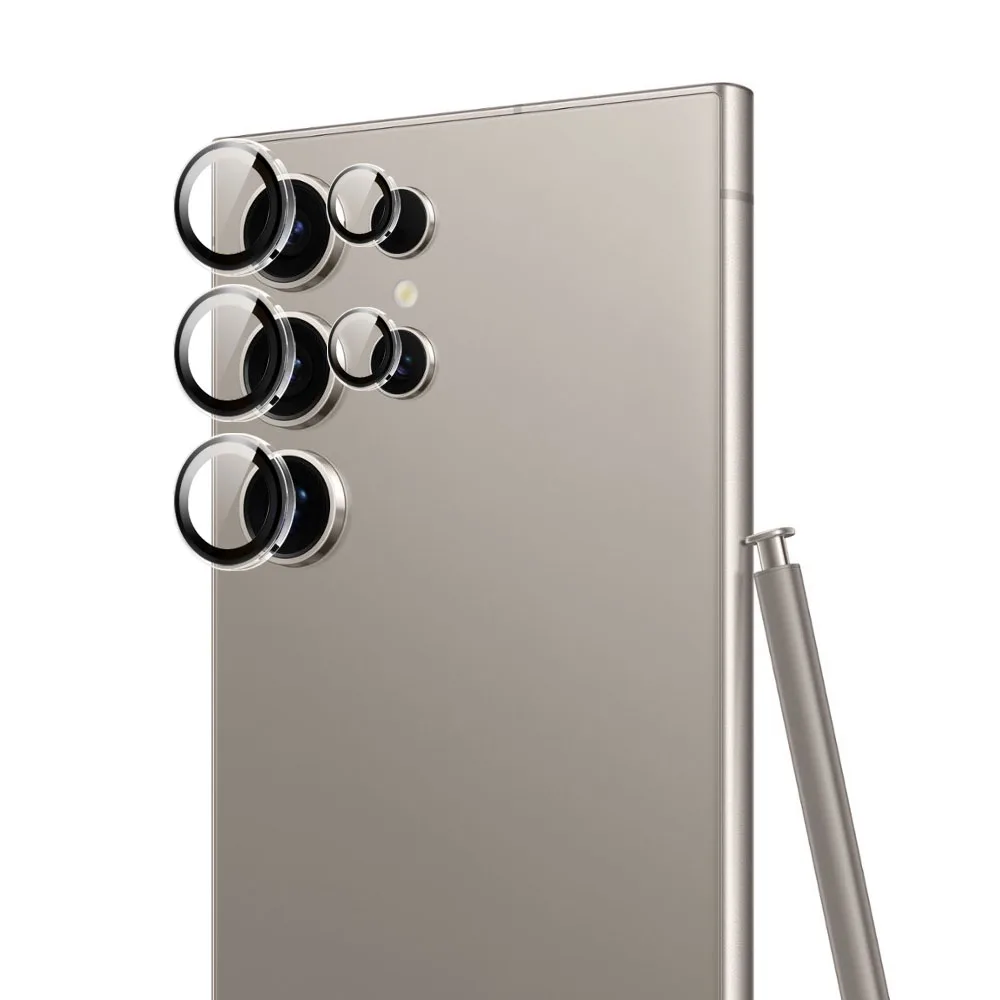 WiWU รุ่น Puro Classic Lens Guard - กระจกเลนส์กล้อง Galaxy S26 Ultra - สี Clear 2 WiWU รุ่น Puro Classic Lens Guard - กระจกเลนส์กล้อง Galaxy S26 Ultra - สี Clear - Image 2