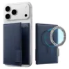 Vulkit รุ่น VPA111 Magnetic Card Holder Wallet - ที่เก็บบัตรติดหลังมือถือ - สี Nappa - Navy