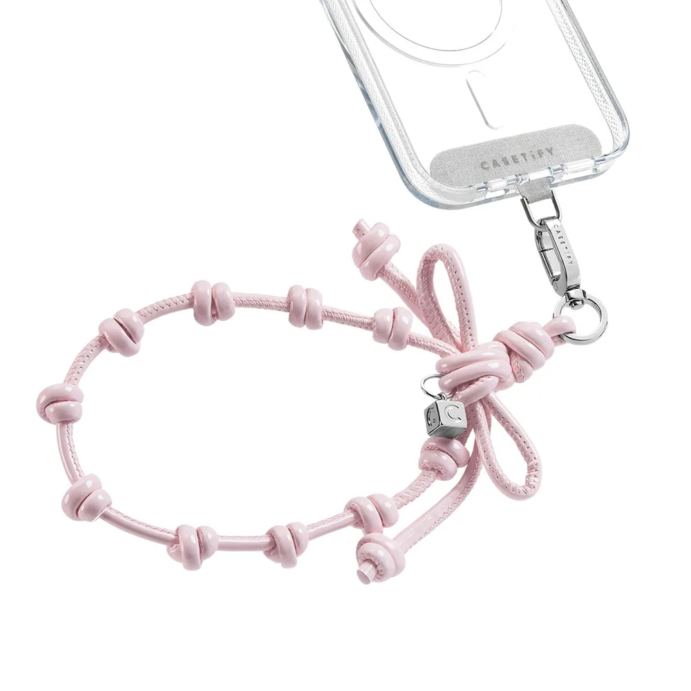 Casetify รุ่น Bow Charm Wristlet - สายคล้องข้อมือ - สี Blush Pink 2 Casetify รุ่น Bow Charm Wristlet - สายคล้องข้อมือ - สี Blush Pink - Image 2