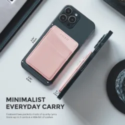 Vulkit รุ่น VPA106 Magnetic Phone Wallet - ที่เก็บบัตรติดหลังมือถือ - สี Pink 12 Vulkit รุ่น VPA106 Magnetic Phone Wallet - ที่เก็บบัตรติดหลังมือถือ - สี Pink