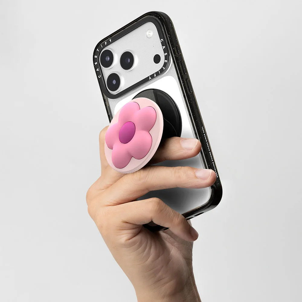 Casetify รุ่น Snappy™ Flower Grip Stand - ขาตั้งและที่จับ - สี Pink Puffy Flower 7 Casetify รุ่น Snappy™ Flower Grip Stand - ขาตั้งและที่จับ - สี Pink Puffy Flower - Image 7