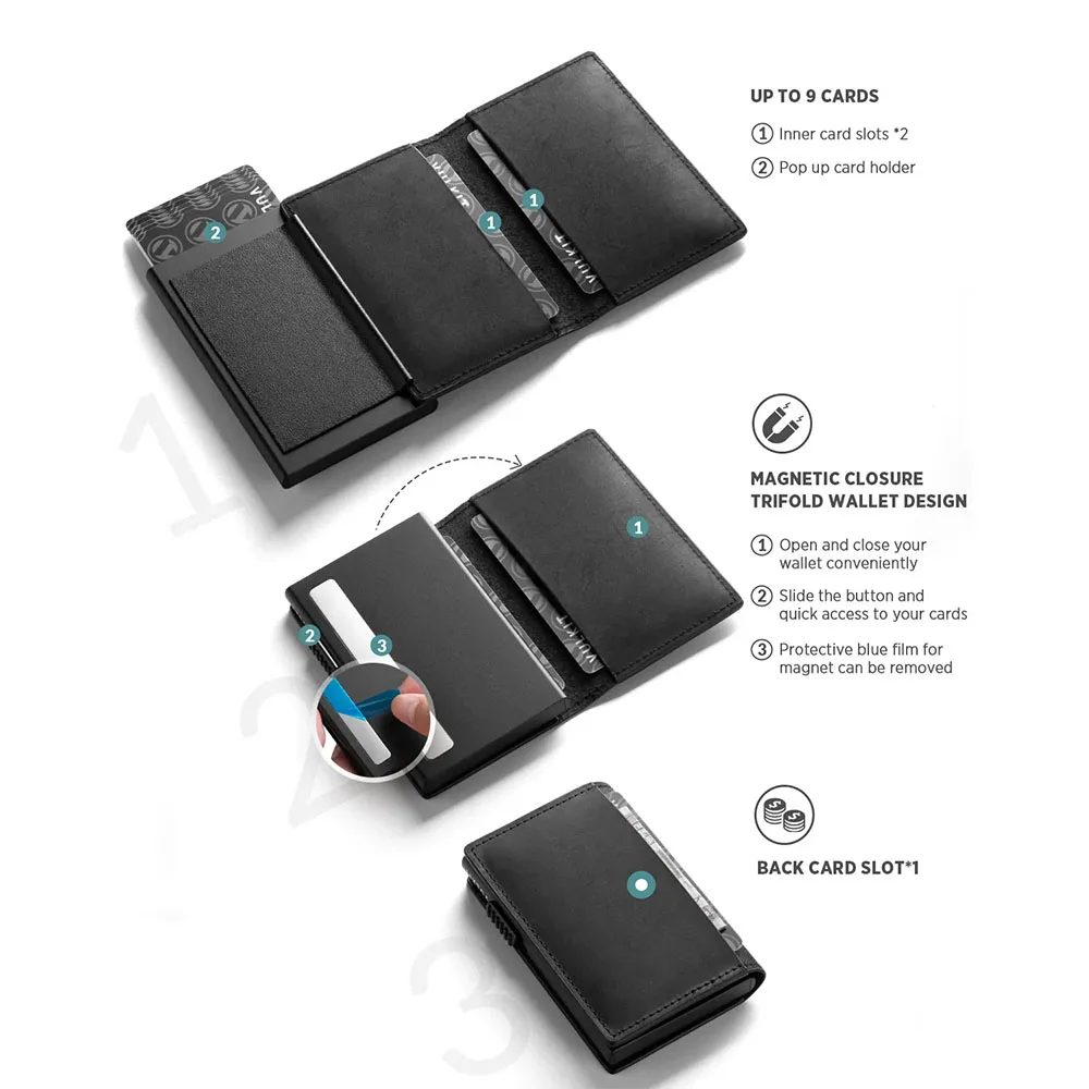 Vulkit รุ่น VC305P Slim Card Holder - กระเป๋าเก็บบัตร - สี Nappa-Brown 2 Vulkit รุ่น VC305P Slim Card Holder - กระเป๋าเก็บบัตร - สี Nappa-Brown - Image 2