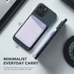 Vulkit รุ่น VPA106 Magnetic Phone Wallet - ที่เก็บบัตรติดหลังมือถือ - สี Violet 13 Vulkit รุ่น VPA106 Magnetic Phone Wallet - ที่เก็บบัตรติดหลังมือถือ - สี Violet