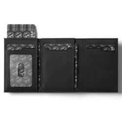 Vulkit รุ่น VC302F Tri-fold Wallet - กระเป๋าสตางค์ - สี Rhombus-Black 17 Vulkit รุ่น VC302F Tri-fold Wallet - กระเป๋าสตางค์ - สี Rhombus-Black