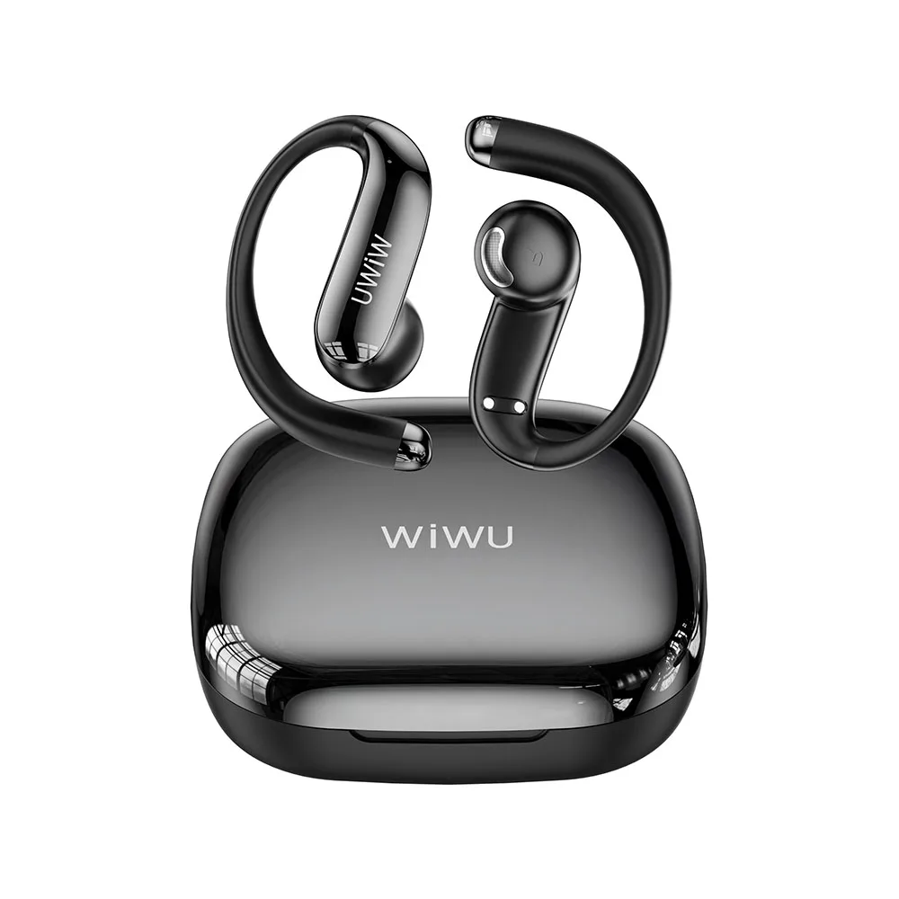 WiWU รุ่น Ai303 - หูฟังไร้สาย - สี Black 2 WiWU รุ่น Ai303 - หูฟังไร้สาย - สี Black - Image 2