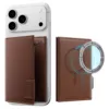 Vulkit รุ่น VPA111 Magnetic Card Holder Wallet - ที่เก็บบัตรติดหลังมือถือ - สี Nappa - Brown
