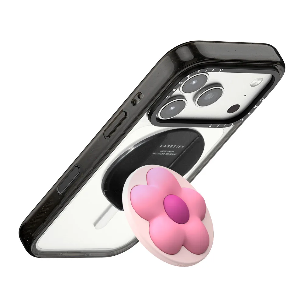 Casetify รุ่น Snappy™ Flower Grip Stand - ขาตั้งและที่จับ - สี Pink Puffy Flower 6 Casetify รุ่น Snappy™ Flower Grip Stand - ขาตั้งและที่จับ - สี Pink Puffy Flower - Image 6