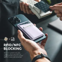 Vulkit รุ่น VPA106 Magnetic Phone Wallet - ที่เก็บบัตรติดหลังมือถือ - สี Violet 12 Vulkit รุ่น VPA106 Magnetic Phone Wallet - ที่เก็บบัตรติดหลังมือถือ - สี Violet