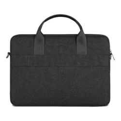 WiWU รุ่น Minimalist Laptop Bag II - กระเป๋า Laptop/MacBook ขนาด 15.6" - สี Black