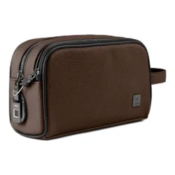 WiWU รุ่น Phantom Fingerprint Lock Pouch Pro - กระเป๋าอเนกประสงค์ - สี Deep Brown