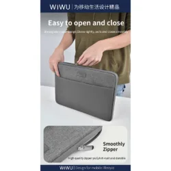 WiWU รุ่น Hali Laptop Sleeve - ซองใส่ Laptop/MacBook ขนาด 16" - สี Black