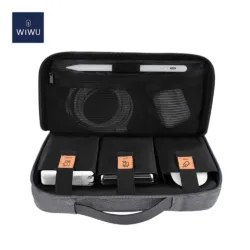 WiWU รุ่น Alpha Double Layer Sleeve - ซองใส่ Laptop/MacBook ขนาด 15.6" - สี Gray