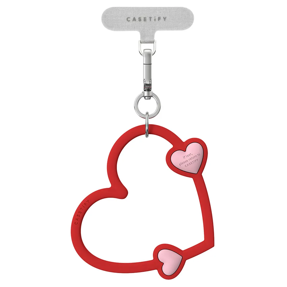 Casetify รุ่น Heart Phone Wristlet - สายคล้องข้อมือ - สี Red Romance 2 Casetify รุ่น Heart Phone Wristlet - สายคล้องข้อมือ - สี Red Romance - Image 2