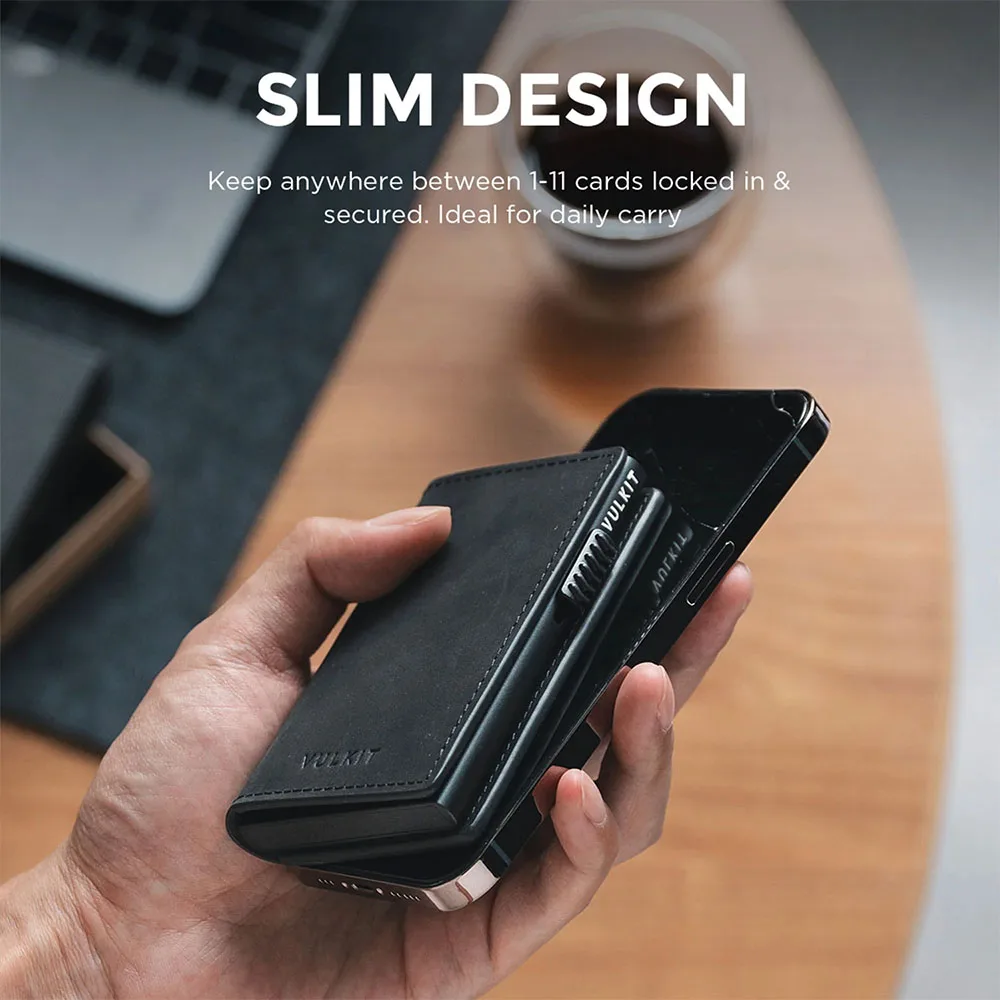 Vulkit รุ่น VC305P Slim Card Holder - กระเป๋าเก็บบัตร - สี Nappa-Brown 5 Vulkit รุ่น VC305P Slim Card Holder - กระเป๋าเก็บบัตร - สี Nappa-Brown - Image 5