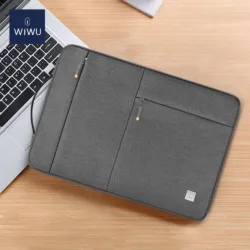 WiWU รุ่น Alpha Slim Sleeve - ซองใส่ Laptop/MacBook ขนาด 14" - สี Gray