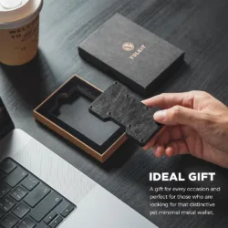Vulkit รุ่น VCL300 Minimalist Metal Wallet with Money Clip - กระเป๋าเก็บบัตร - สี Retro-Black 12 Vulkit รุ่น VCL300 Minimalist Metal Wallet with Money Clip - กระเป๋าเก็บบัตร - สี Retro-Black
