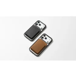 Casetify รุ่น Snappy™ Bioveg Horse Wallet - ที่เก็บบัตรติดหลังมือถือ - สี Tan