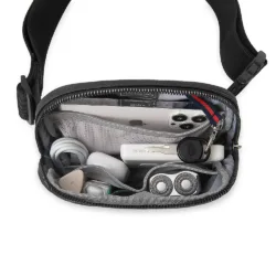 WiWU รุ่น LULU Crossbody Bag - กระเป๋าคาดอก - สี PU Black