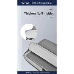 WiWU รุ่น Hali Laptop Sleeve - ซองใส่ Laptop/MacBook ขนาด 16" - สี Black