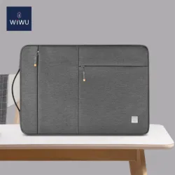 WiWU รุ่น Alpha Slim Sleeve - ซองใส่ Laptop/MacBook ขนาด 14" - สี Gray