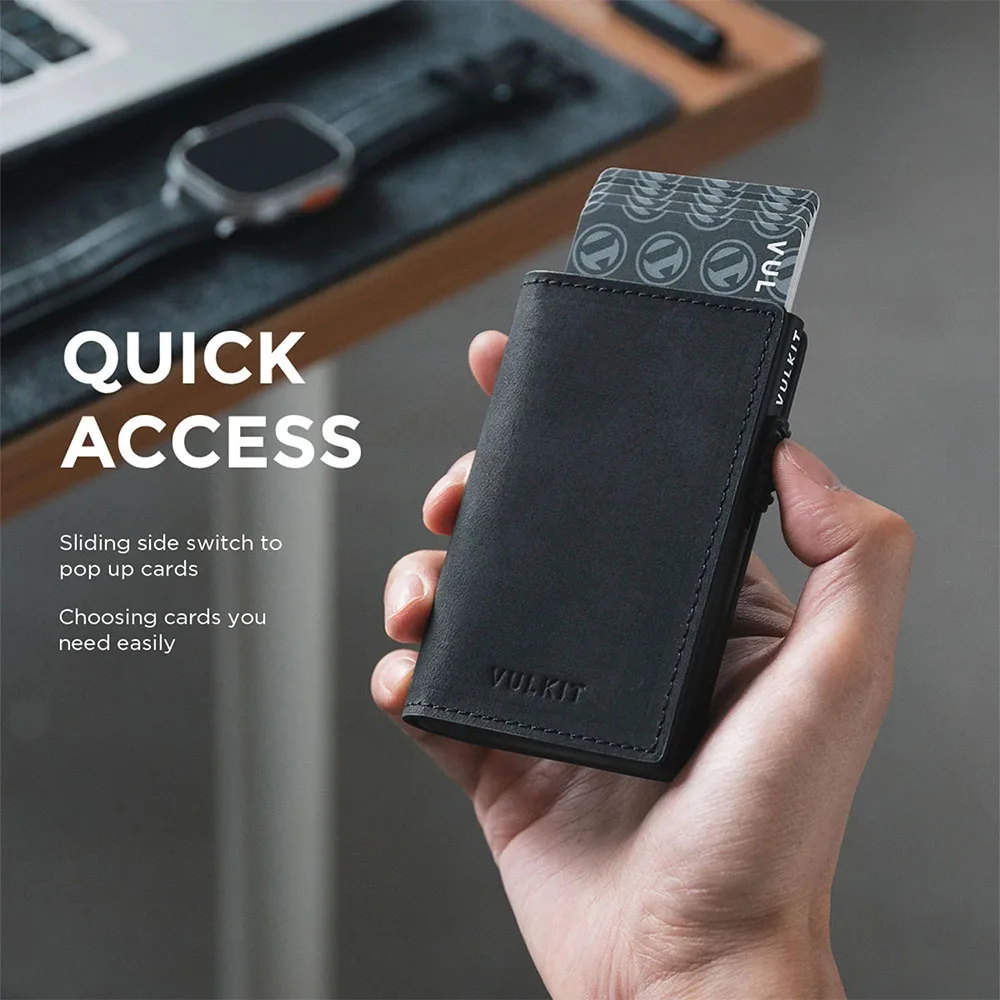 Vulkit รุ่น VC305P Slim Card Holder - กระเป๋าเก็บบัตร - สี Nappa-Brown 3 Vulkit รุ่น VC305P Slim Card Holder - กระเป๋าเก็บบัตร - สี Nappa-Brown - Image 3