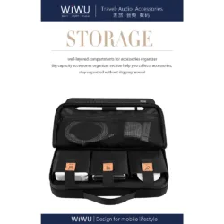 WiWU รุ่น Alpha Double Layer Sleeve - ซองใส่ Laptop/MacBook ขนาด 15.6" - สี Gray