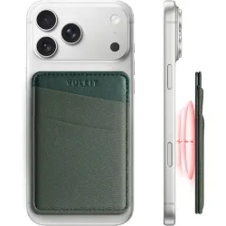 Vulkit รุ่น VPA106 Magnetic Phone Wallet - ที่เก็บบัตรติดหลังมือถือ - สี Green