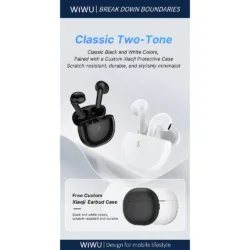 WiWU รุ่น T31 ENC - หูฟังไร้สาย - สี Black